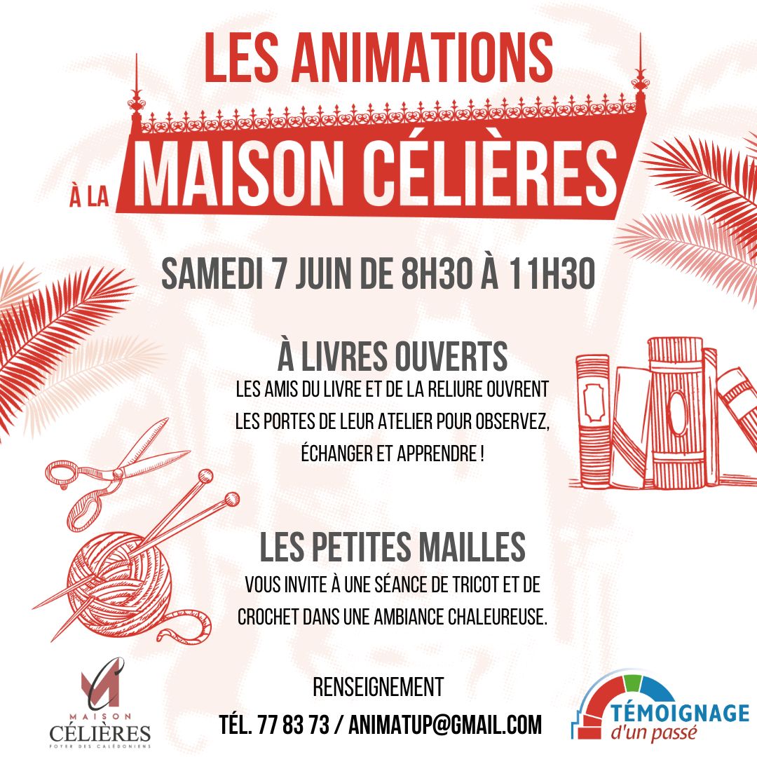 Animations gratuites à la Maison Célières
