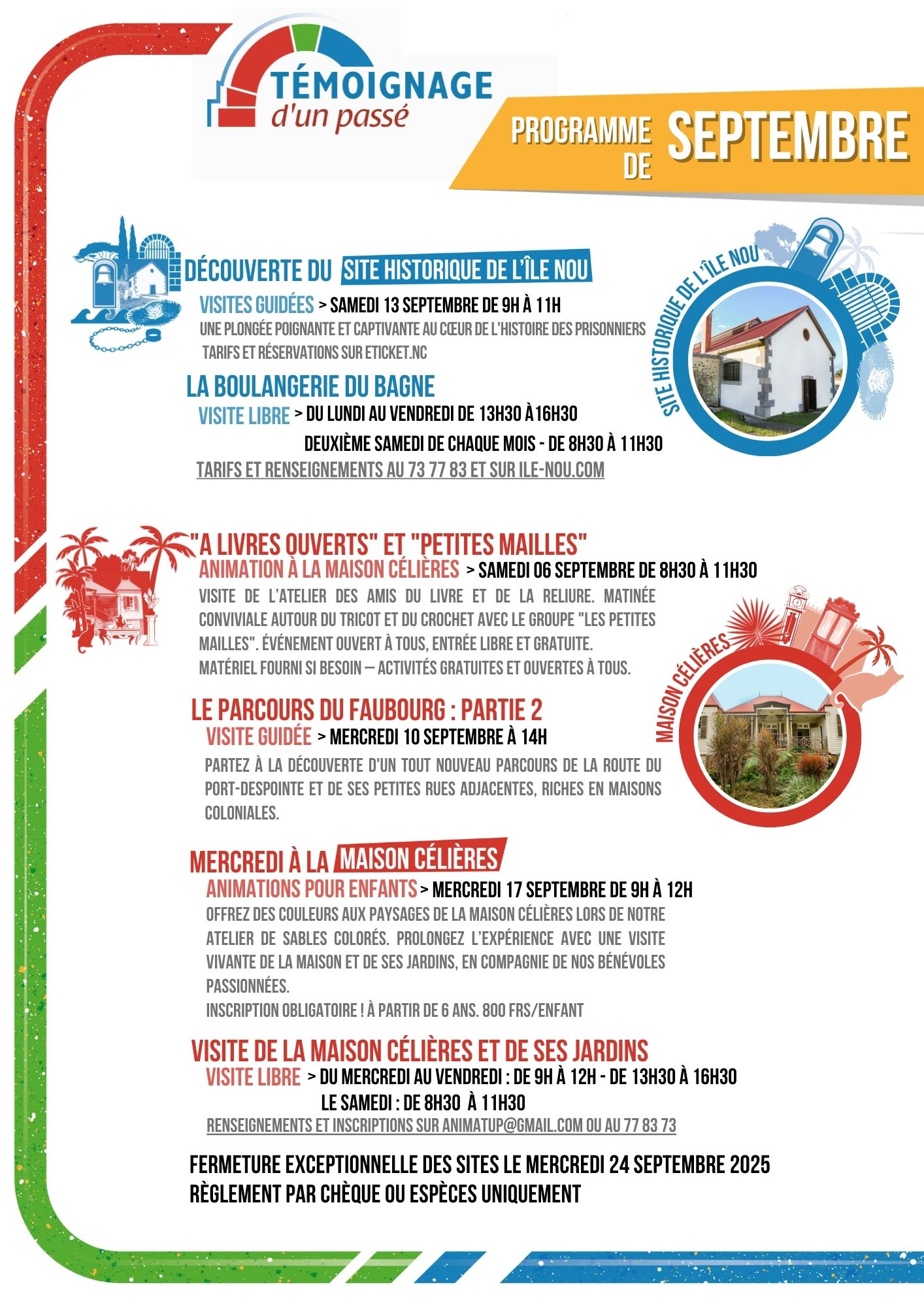 Programme de septembre