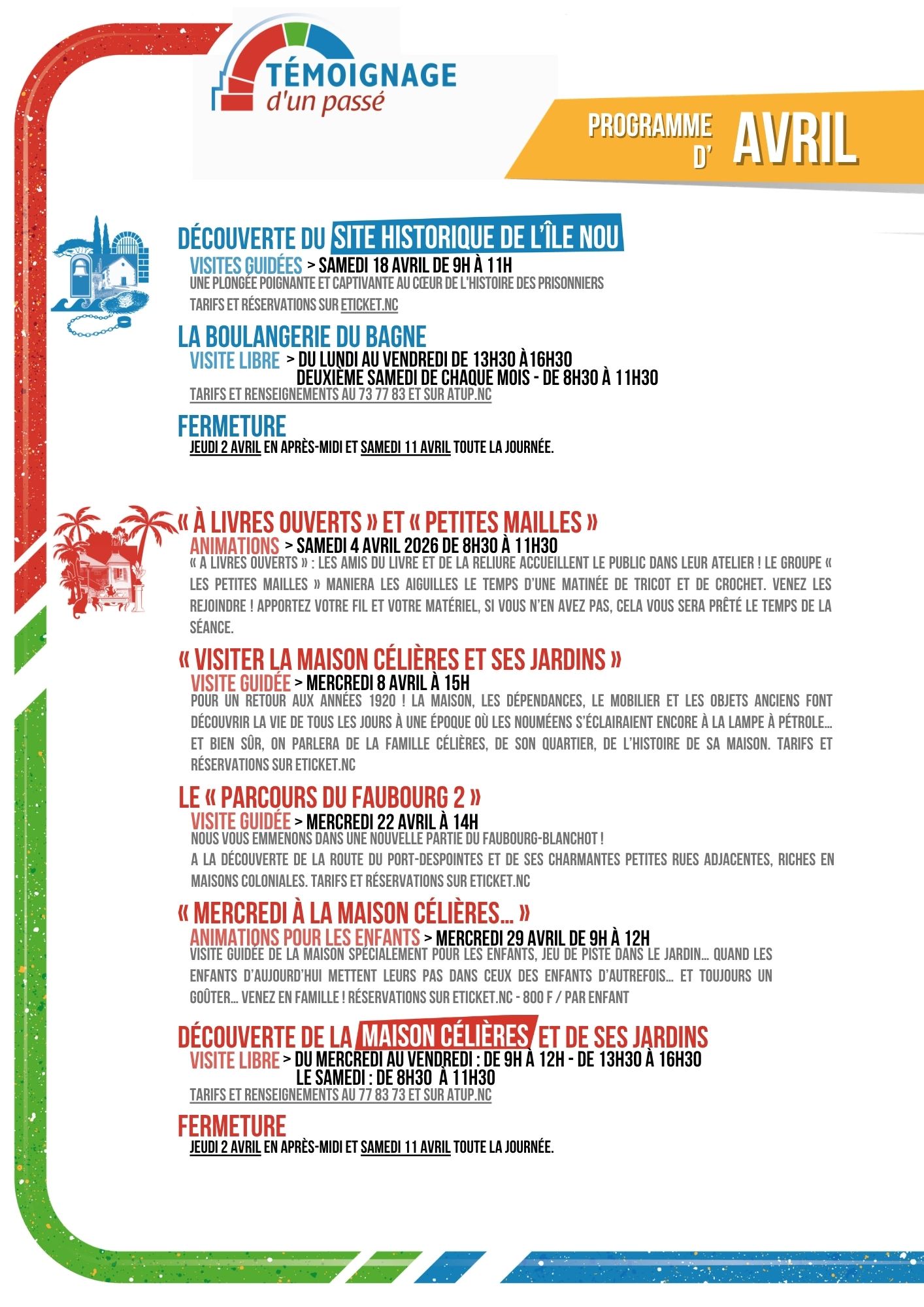 Programme ATUP Avril 2026