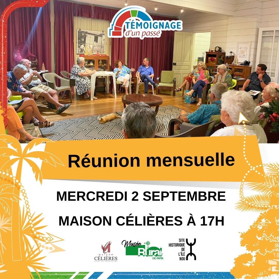 Réunion mensuelle de septembre