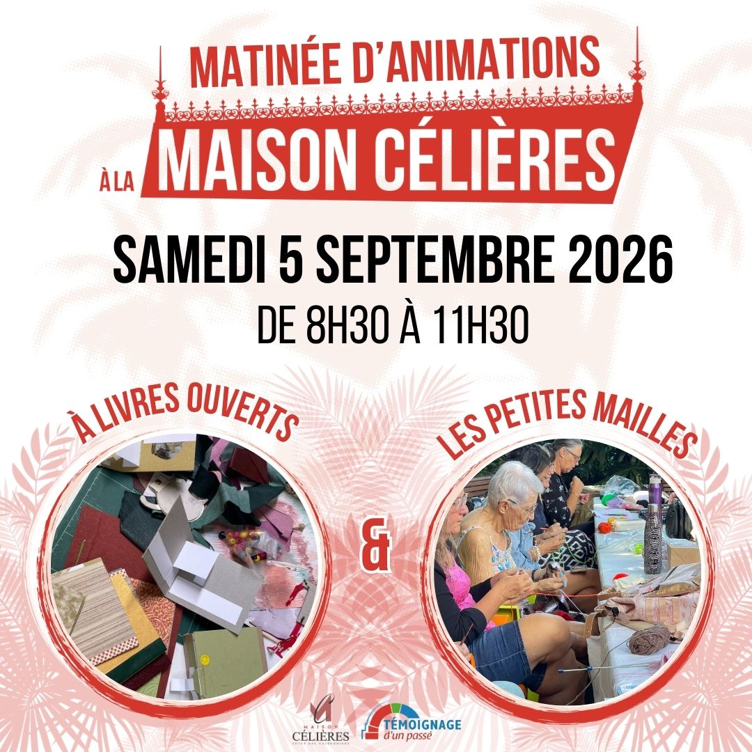 Matinée d'animations à la Maison célières