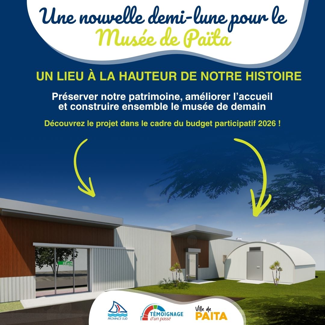Une nouvelle demi-lune pour le musée rural de Païta